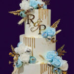 3 Story Anniversary Theme Cake