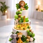 Animal Character Theme Cake