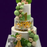 Animal Character Theme Cake