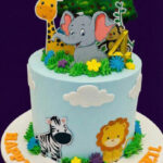 Animal Theme Cake (20 Portions)