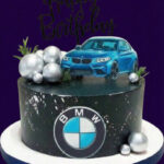 BMW Theme Cake (15 Portions)