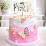 Butterfly Theme Cake (12 Portions)