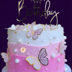 Butterfly Theme Cake (12 Portions)