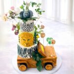 Car Jungle Theme Cake