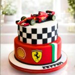 Ferrari Theme Cake (35 Portions)
