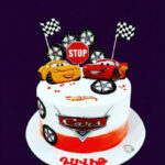 Hot Wheels Theme Cake
