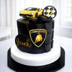 Lamborghini Car Theme Cake