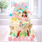 Rainbow Girls Theme Cake