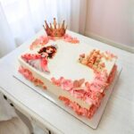 Rectangular Girls Theme Cake