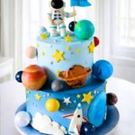 Space Theme Cake (30 Portions)