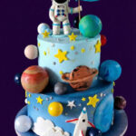 Space Theme Cake (30 Portions)