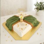 Square Wedding Theme Cake