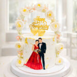 Couple Theme Cake (20 Portions)