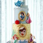 2 Tier Disney Princess Cake (30 Portions)