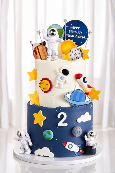 2 tier Space Cake_40 portions_750 2 Tier Space Cake (40 Portions) - Image 1