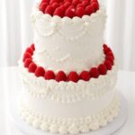 2 Tier Wedding Cake With Fruits