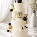 4 Tier Graduation Cake (50 Portions)