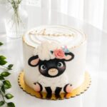 Baby Sheep Eid Cake (15 Portions)