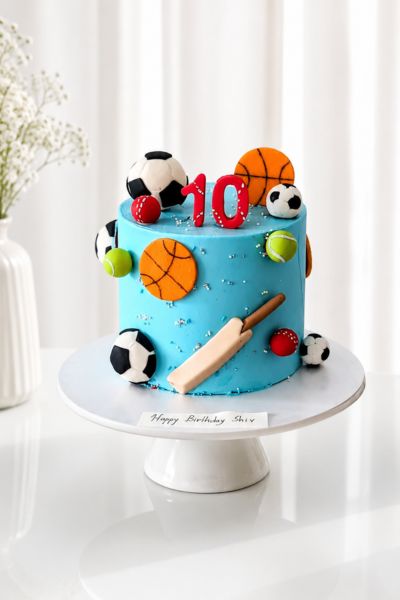 Sports Cake_15 portion _450 dhs Sports Cake (15 Portions) - Image 1